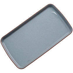 Denby Heritage Rectangle Plate, Blue, Seconds